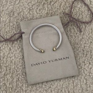 David Yurman Extra Small Green Cable Bracelet
